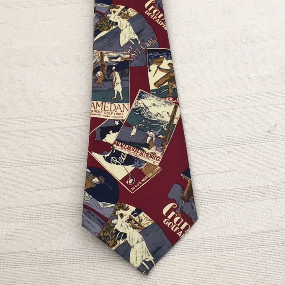 Vintage Myung Ju Silk Tie